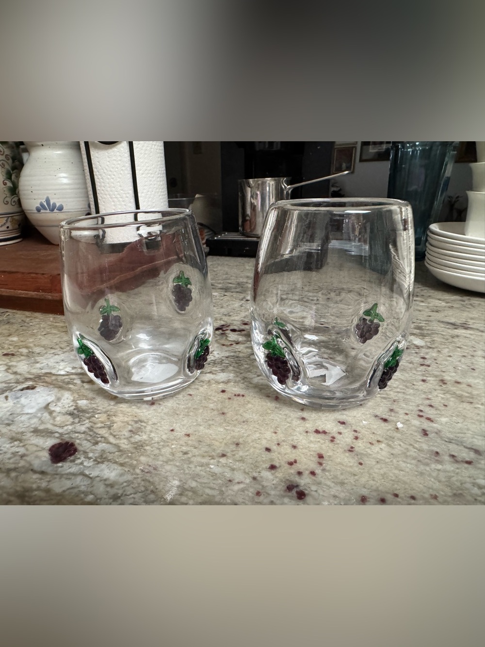 World Market Grape Icon Wine Tumblers